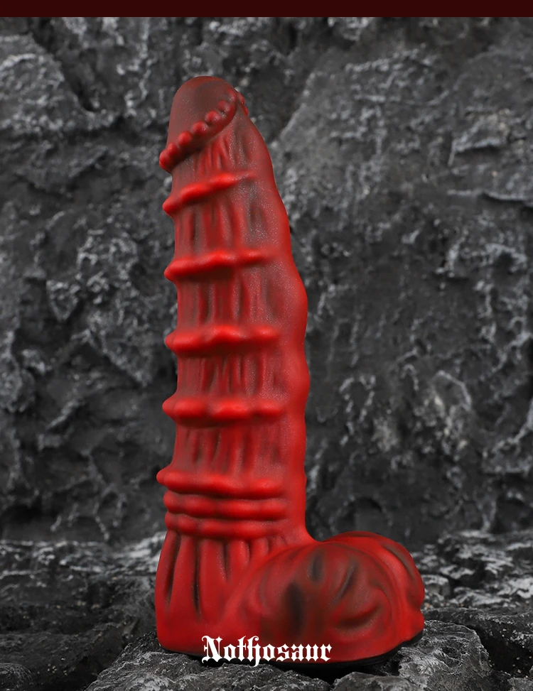 Nothosaur MEPHISTO Animal Dog Knot Big Dildo Horse Penis Bumpy Stimulate Fantasy Sex Toys For Women Prostate Massage Anal Plug