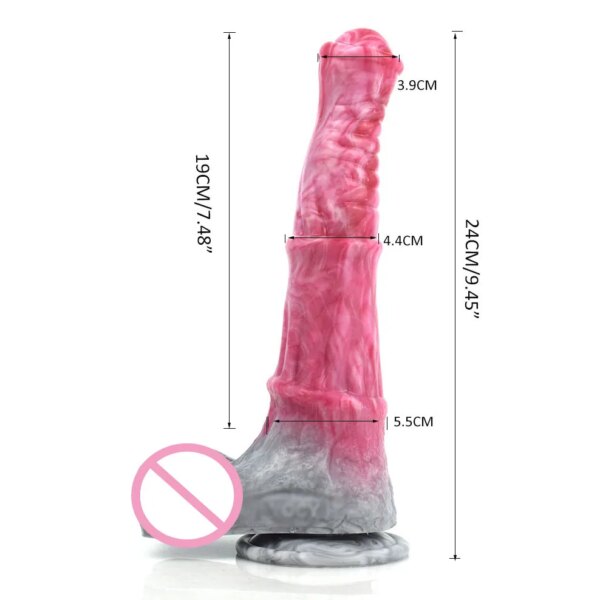 Horse Squirt Dildo With Suction Cup Silicone Ejaculation Animal Penis Fantasy Sex Toys Spray Liquid Fuction Anal Massage
