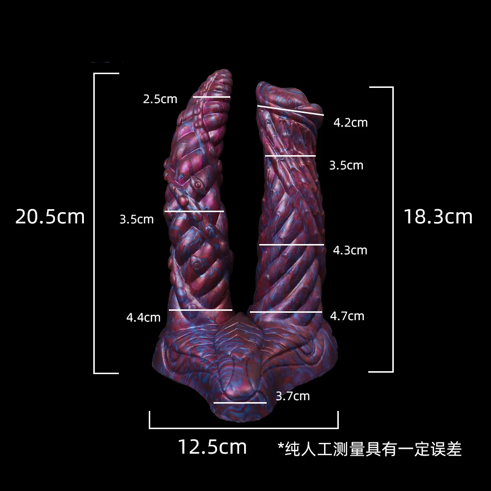 FAAK Large Double Dildo Fantasy Animal Penis Silicone Multi Color Huge Anal Plug Sex Toys For Lesbian Female Masturbator FAAK Large Double Dildo Fantasy Animal Penis Silicone Multi Color Huge Anal Plug Sex Toys For Lesbian Female Masturbator
