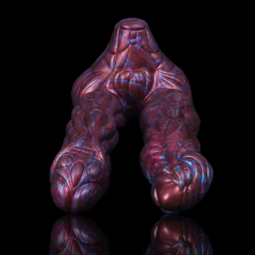 FAAK Large Double Dildo Fantasy Animal Penis Silicone Multi Color Huge Anal Plug Sex Toys For Lesbian Female Masturbator FAAK Large Double Dildo Fantasy Animal Penis Silicone Multi Color Huge Anal Plug Sex Toys For Lesbian Female Masturbator
