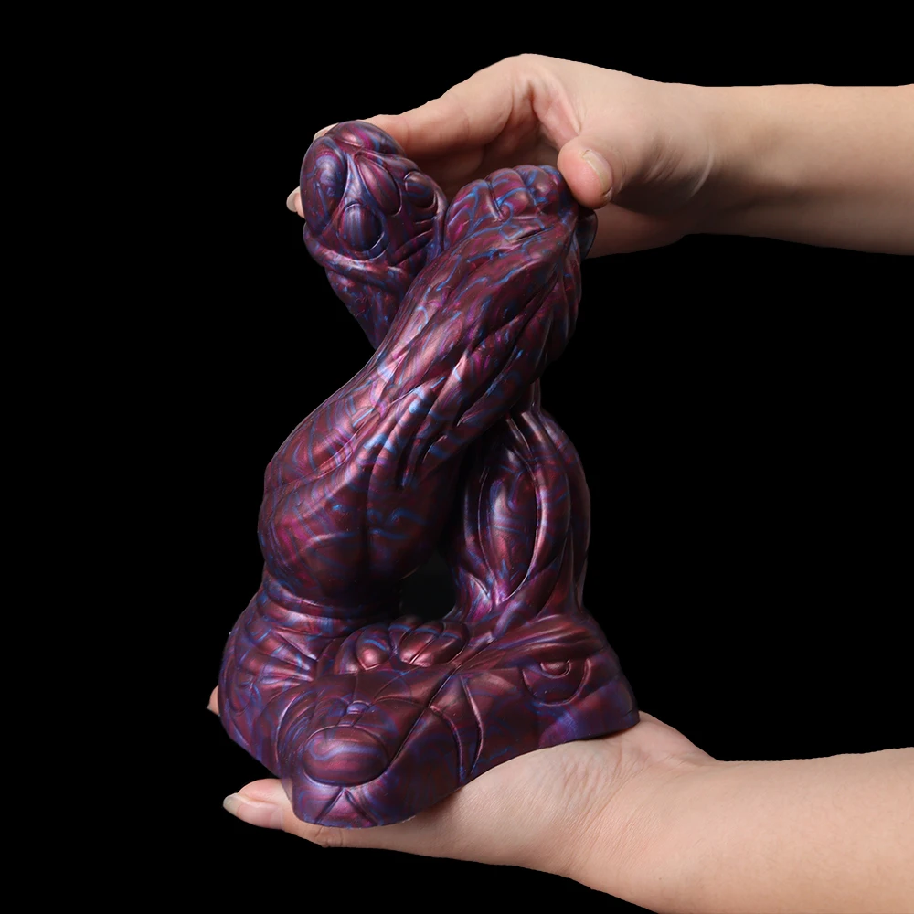 FAAK Large Double Dildo Fantasy Animal Penis Silicone Multi Color Huge Anal Plug Sex Toys For Lesbian Female Masturbator FAAK Large Double Dildo Fantasy Animal Penis Silicone Multi Color Huge Anal Plug Sex Toys For Lesbian Female Masturbator