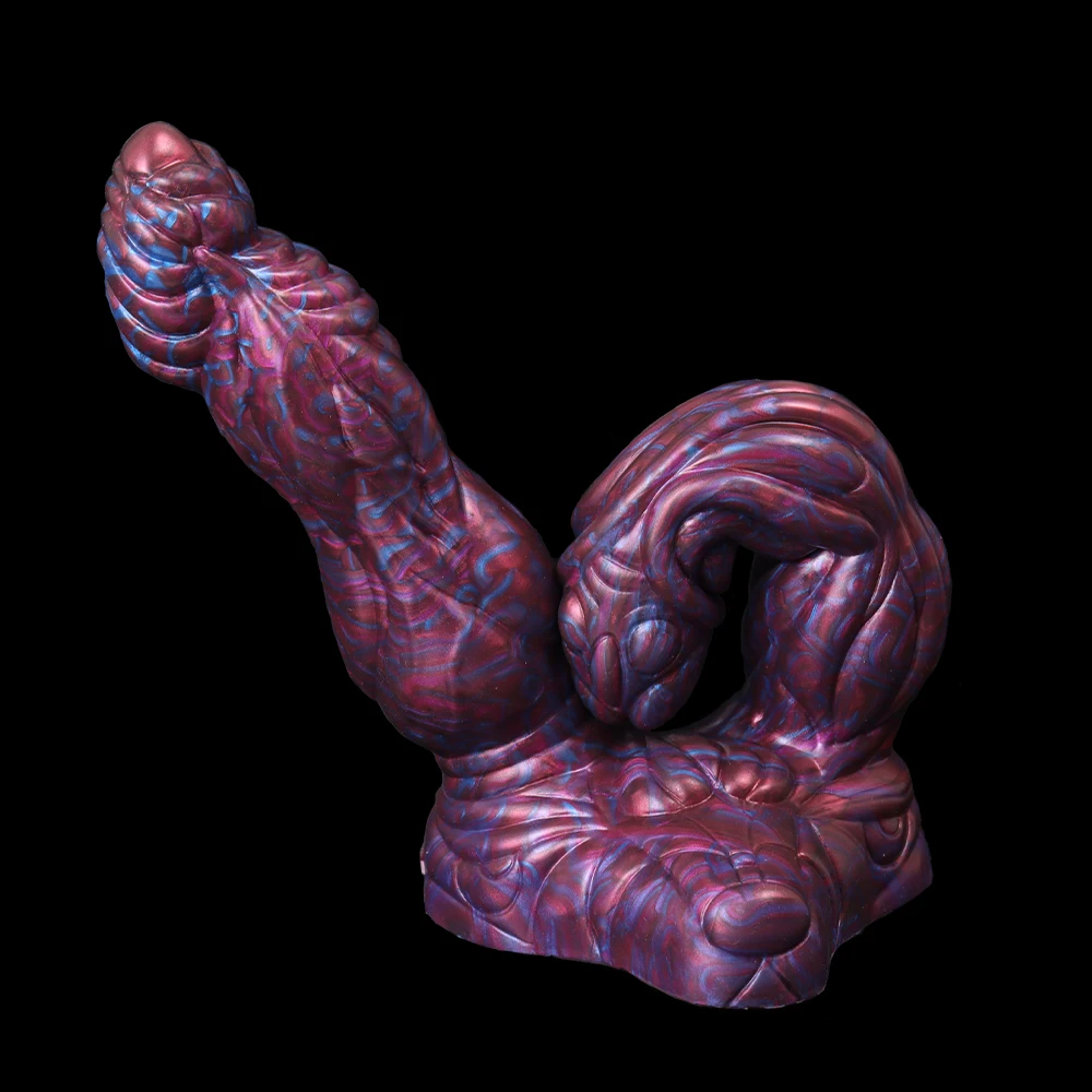 FAAK Large Double Dildo Fantasy Animal Penis Silicone Multi Color Huge Anal Plug Sex Toys For Lesbian Female Masturbator FAAK Large Double Dildo Fantasy Animal Penis Silicone Multi Color Huge Anal Plug Sex Toys For Lesbian Female Masturbator