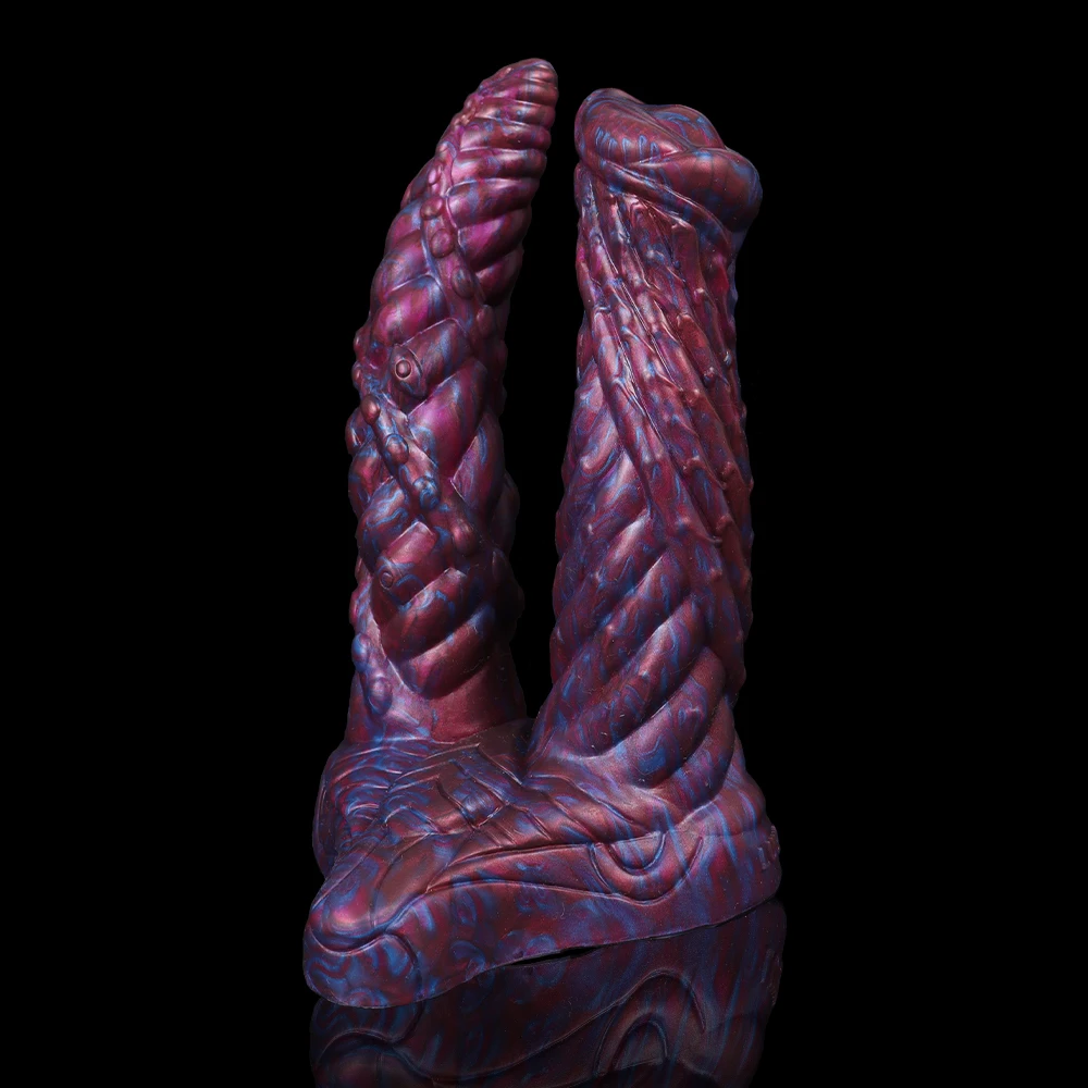 FAAK Large Double Dildo Fantasy Animal Penis Silicone Multi Color Huge Anal Plug Sex Toys For Lesbian Female Masturbator FAAK Large Double Dildo Fantasy Animal Penis Silicone Multi Color Huge Anal Plug Sex Toys For Lesbian Female Masturbator