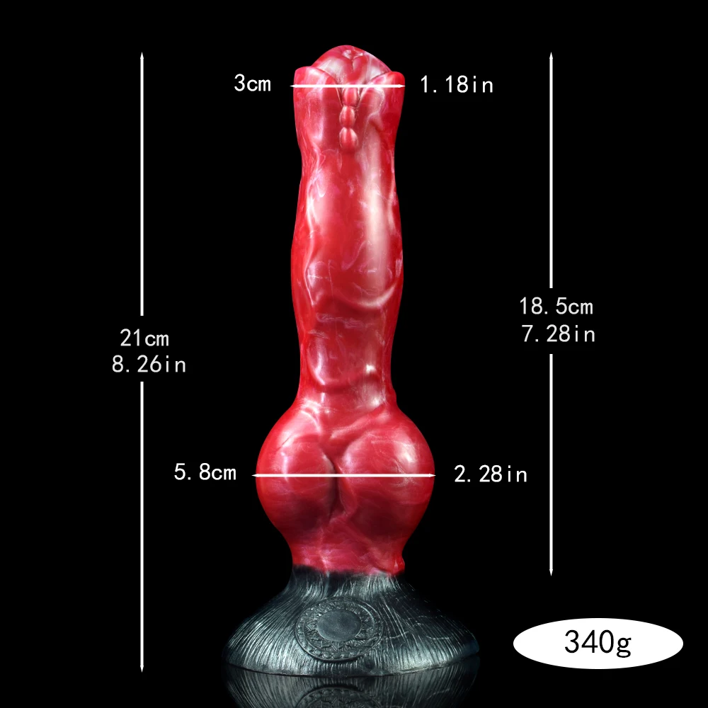QKKQ Sex toys Injection Anal plug Fantasy Dog dildo Sex toys for women Anal Masturbators Adult toys Monster dildo Tail plug