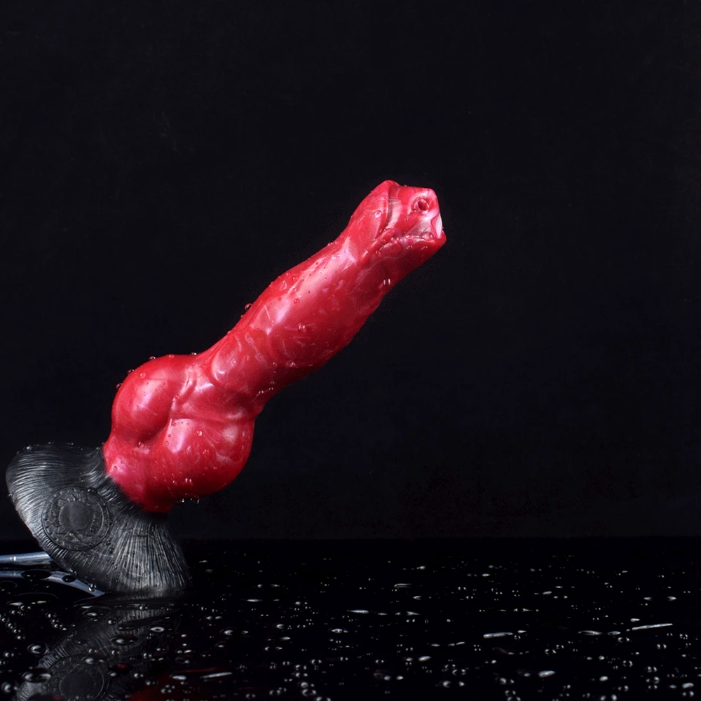 QKKQ Sex toys Injection Anal plug Fantasy Dog dildo Sex toys for women Anal Masturbators Adult toys Monster dildo Tail plug