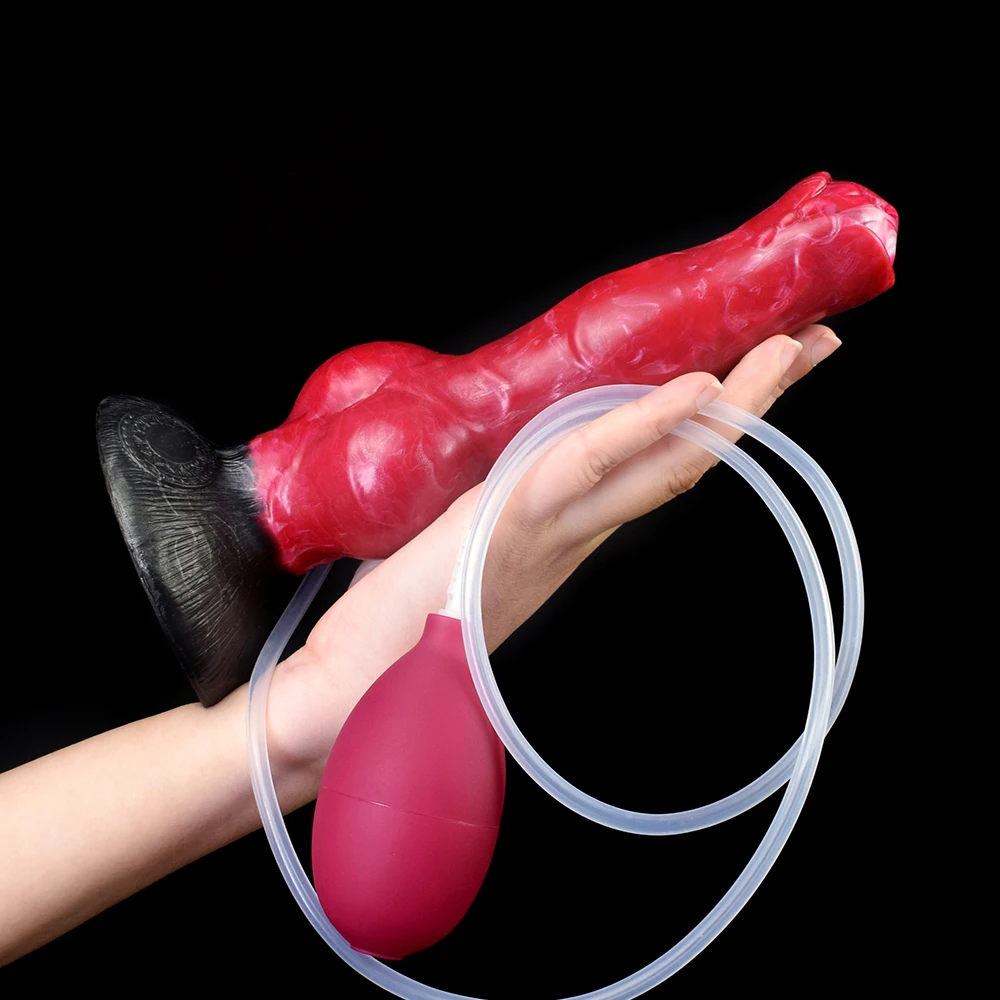 QKKQ Sex toys Injection Anal plug Fantasy Dog dildo Sex toys for women Anal Masturbators Adult toys Monster dildo Tail plug