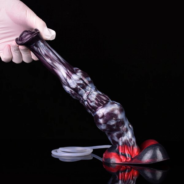 Horse Dildo Monster Fantasy Ejaculating Toy Fake Animal Penis Massager Masturbator Sex Toy For Adult 18+