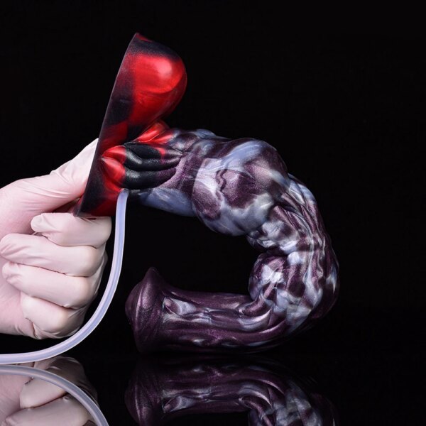 Horse Dildo Monster Fantasy Ejaculating Toy Fake Animal Penis Massager Masturbator Sex Toy For Adult 18+