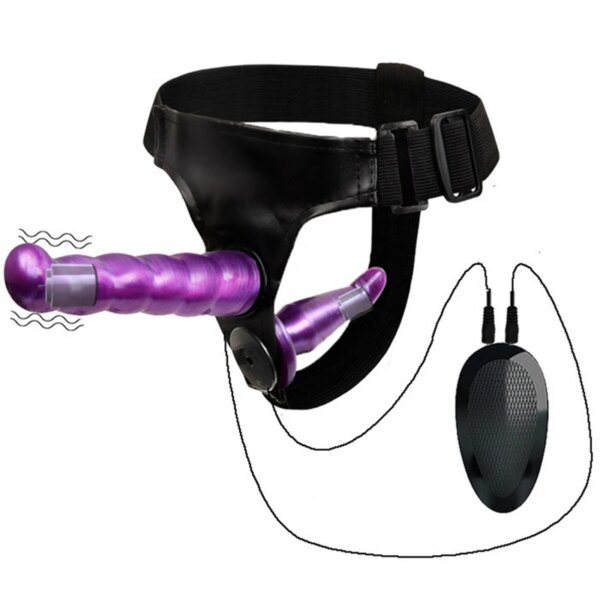 Double Penis Realistic Dildos Strapon Ultra Elastic Harness Belt Strap On Big Dildo Vibrator Adult Sex Toys For Woman Lesbian