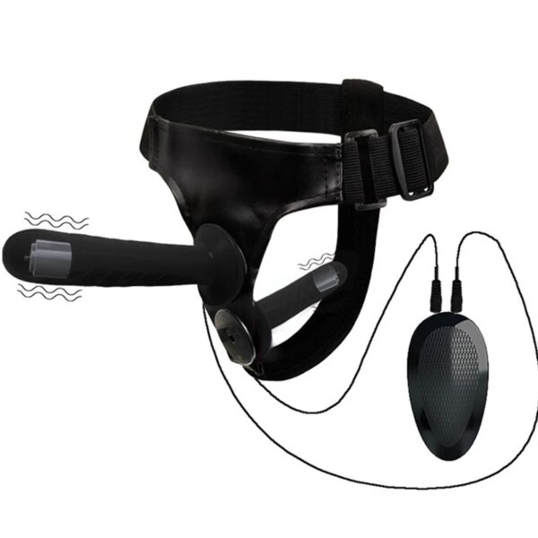 Double Penis Realistic Dildos Strapon Ultra Elastic Harness Belt Strap On Big Dildo Vibrator Adult Sex Toys For Woman Lesbian