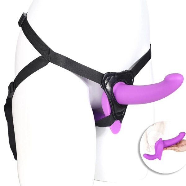 Strap-ons Dildo For Women Husband And Wife Couple Anal​ Sex Toys Lesbian Double Penetration Sexual Harness Erotic Products Shop