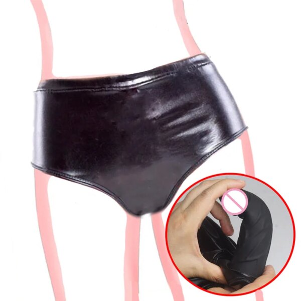 Strapon Anal Dildo Realistic,Women Underwear Sex,Strap on Butt Plug Panties,Strap-on Penis Vaginal Penetration,Chastity Harness