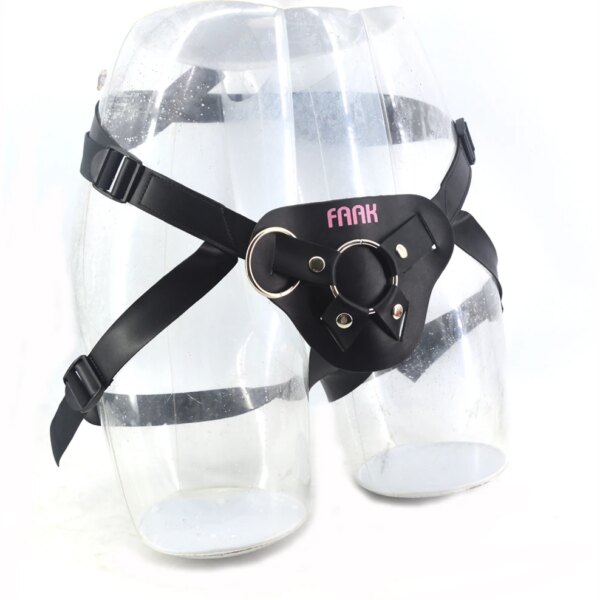 Leather Strap on Dildo penis Adjustable Bondage Harness Strap-ons Bottom Sex Toys For Women  lesbian Sex Products sex shop