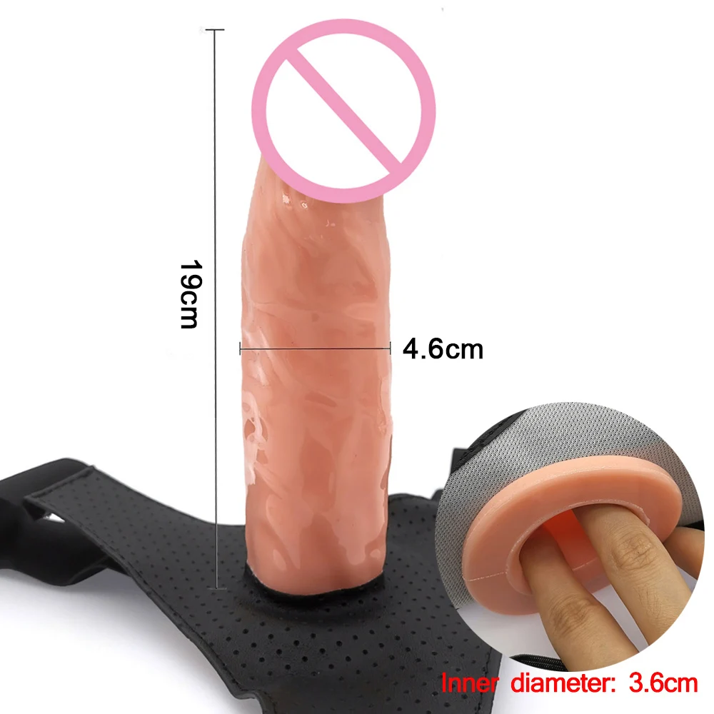 Men Strap On Dildo Panties Wearable Hollow Penis Lengthen Sleeve Strapon Dildo Pants Harness Belt for Man Sex Toys For Woman Gay Men Strap On Dildo Panties Wearable Hollow Penis Lengthen Sleeve Strapon Dildo Pants Harness Belt for Man Sex Toys For Woman Gay