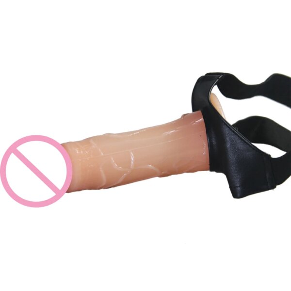 Strap-On Dildo Harnesses Pant Silicone ED Pre-Ejaculation Vagina Plug Hollow Masturbation Inscrutable Penis Sex toys for Lesbian