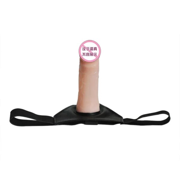 Strap-On Dildo Harnesses Pant Silicone ED Pre-Ejaculation Vagina Plug Hollow Masturbation Inscrutable Penis Sex toys for Lesbian