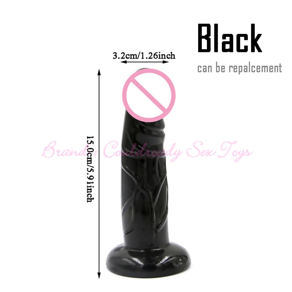 Strap On Realistic Dildo Head Double Hole Pants For Lesbian Couple Replacement Strapon Harness G-spot Anal Butt Plug