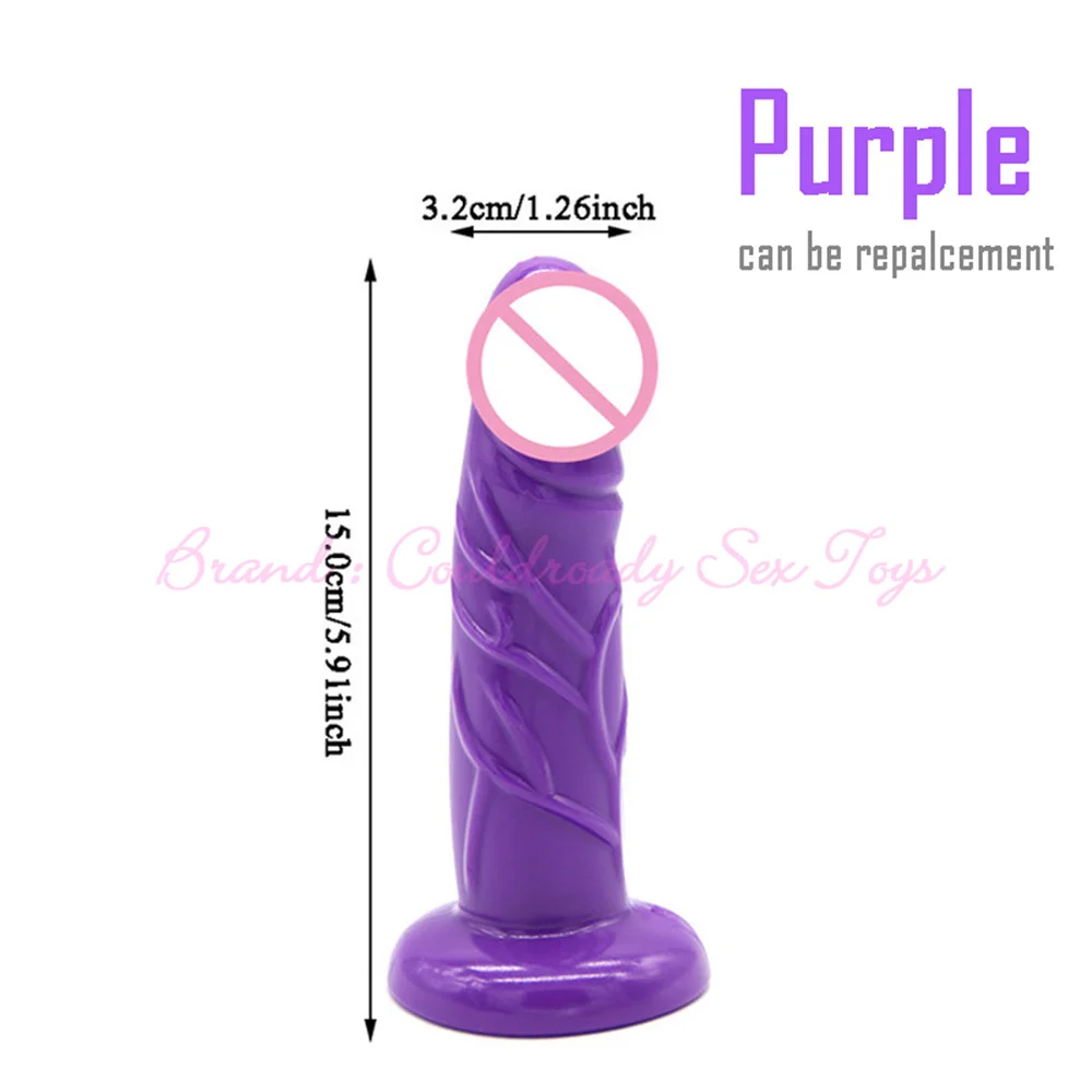 Strap On Realistic Dildo Head Double Hole Pants For Lesbian Couple Replacement Strapon Harness G-spot Anal Butt Plug