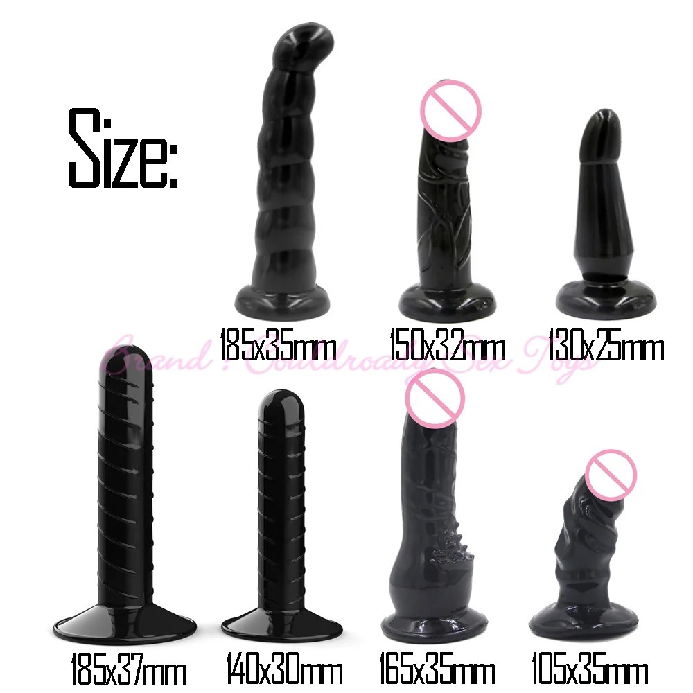 Strap On Realistic Dildo Head Double Hole Pants For Lesbian Couple Replacement Strapon Harness G-spot Anal Butt Plug