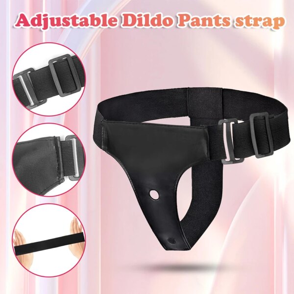 Strap On Dildo Female Wearable Double Penis Realistic Dildos Harness For Women Adults Anal Sex Games Sex Toys For Lesbian Orgasm