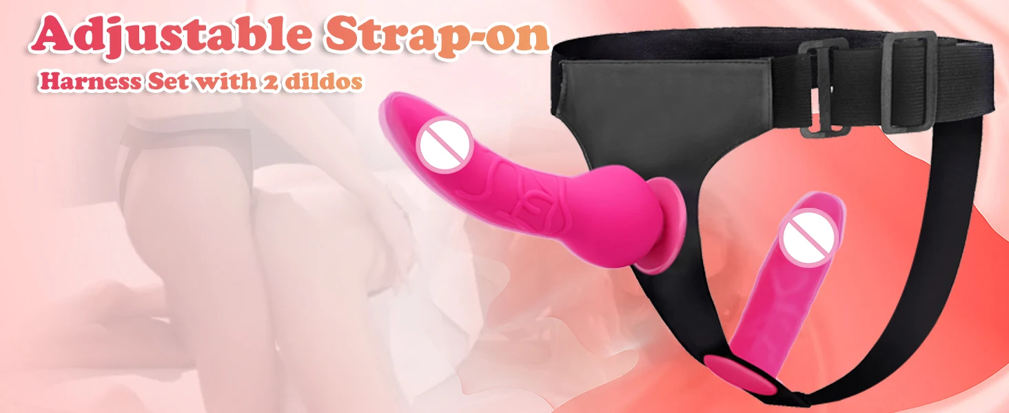 Strap On Dildo Female Wearable Double Penis Realistic Dildos Harness For Women Adults Anal Sex Games Sex Toys For Lesbian Orgasm