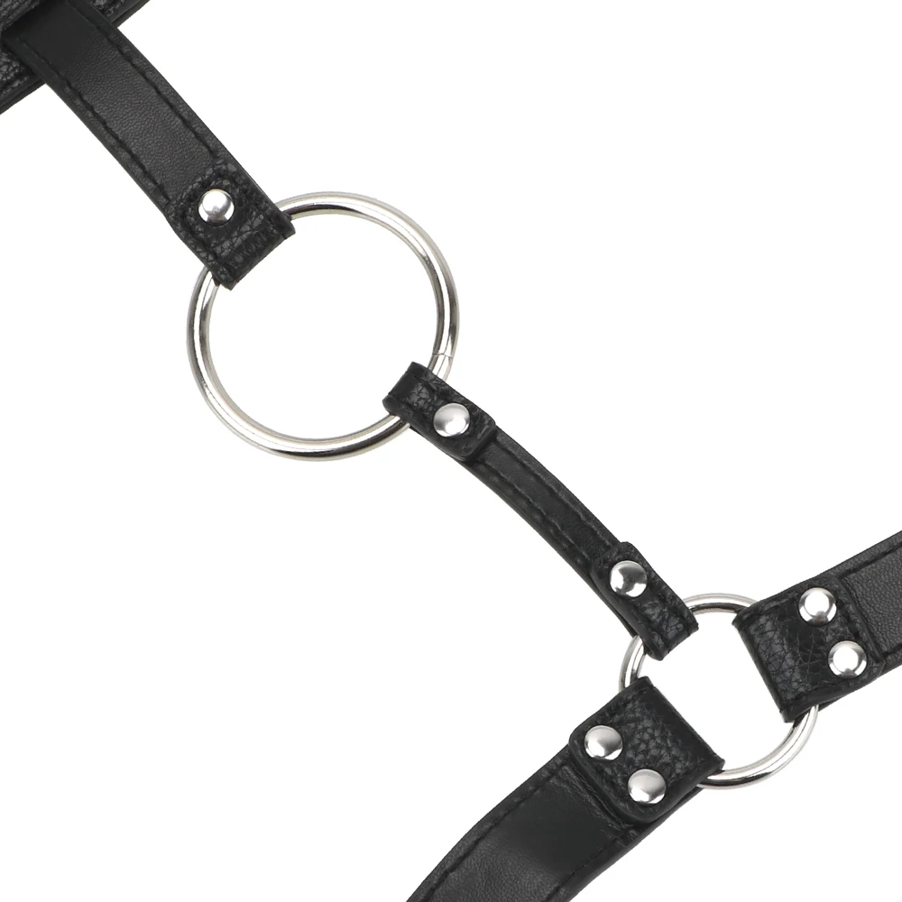 IKOKY Underwear Pants Adult Products Leather Chastity Device Sex Toys For Men Women Butt Plug And Dildo Harness Belt Sex Shop