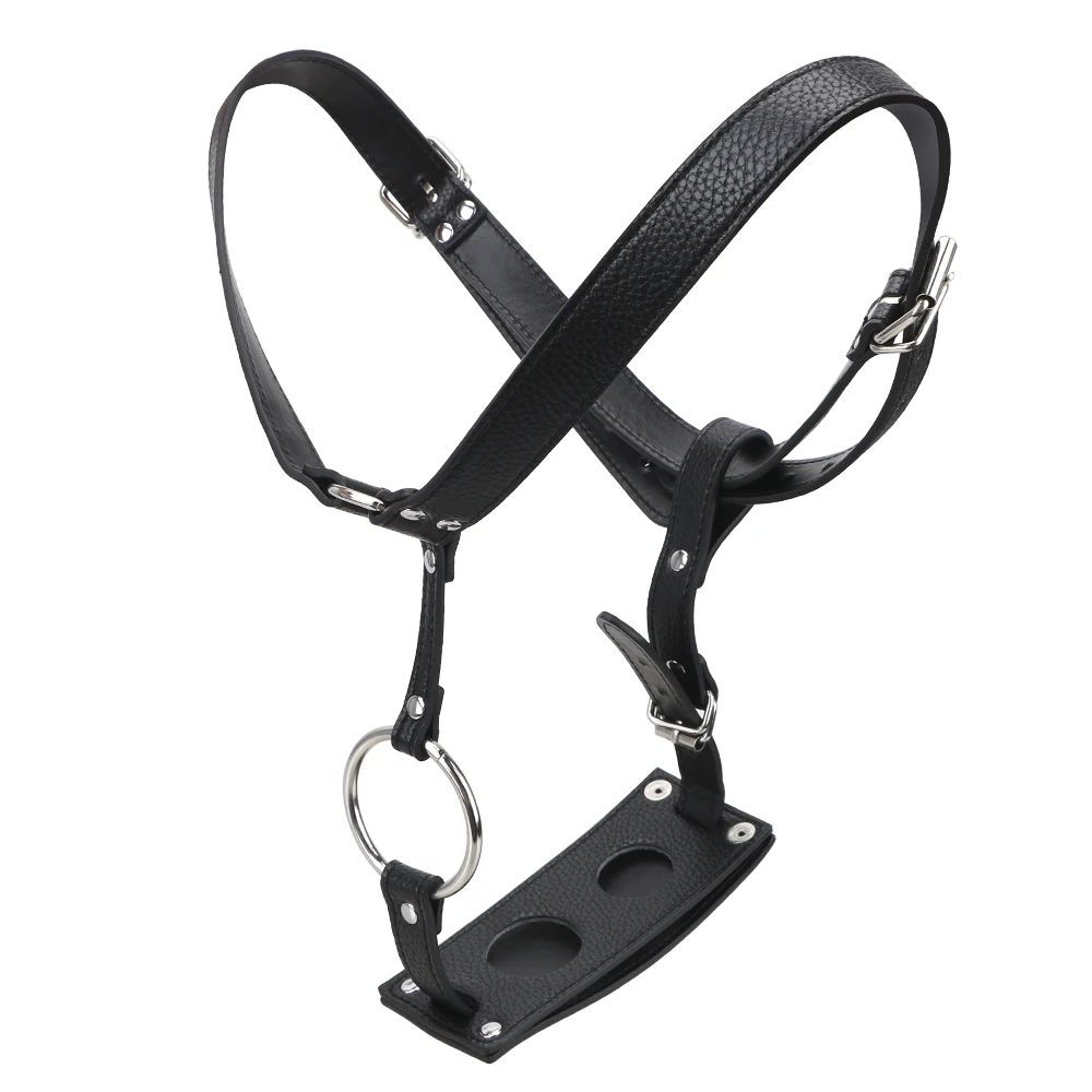 IKOKY Underwear Pants Adult Products Leather Chastity Device Sex Toys For Men Women Butt Plug And Dildo Harness Belt Sex Shop