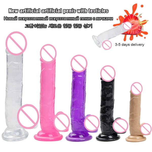 Have a dildo testis sex toys for women penis anal femen strap Real silicone penis sex toys couples lesbian harness 18 Adult shop