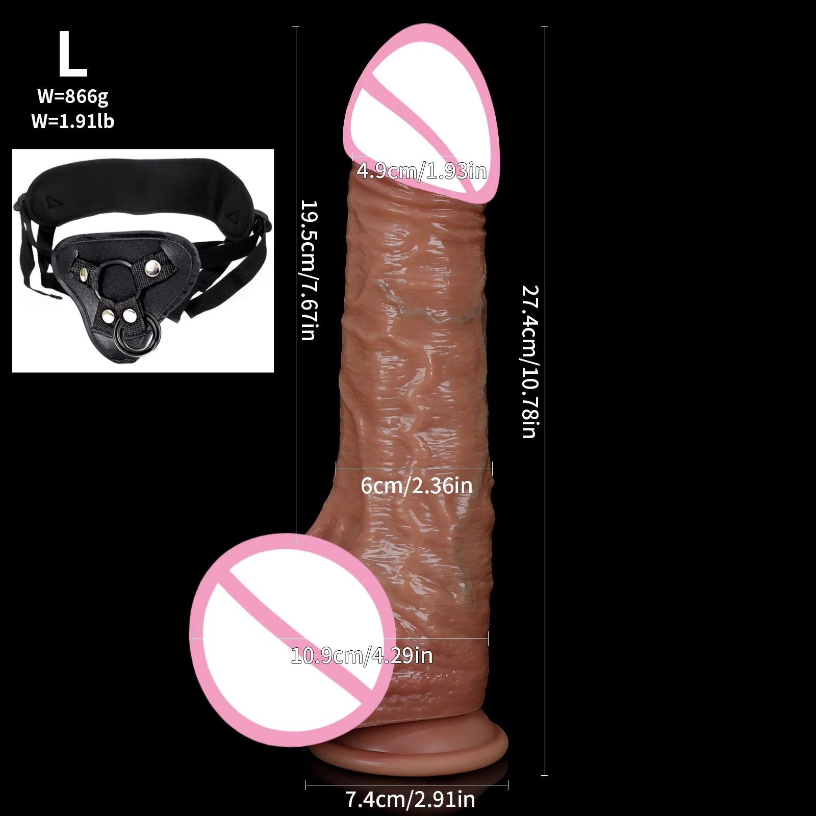 Women's Realistic Dildos Skin Sliding Foreskin Testicles Harness Strap On Fake Penis Stimulation Silicone Anal Vaginal Sex Toys Women's Realistic Dildos Skin Sliding Foreskin Testicles Harness Strap On Fake Penis Stimulation Silicone Anal Vaginal Sex Toys