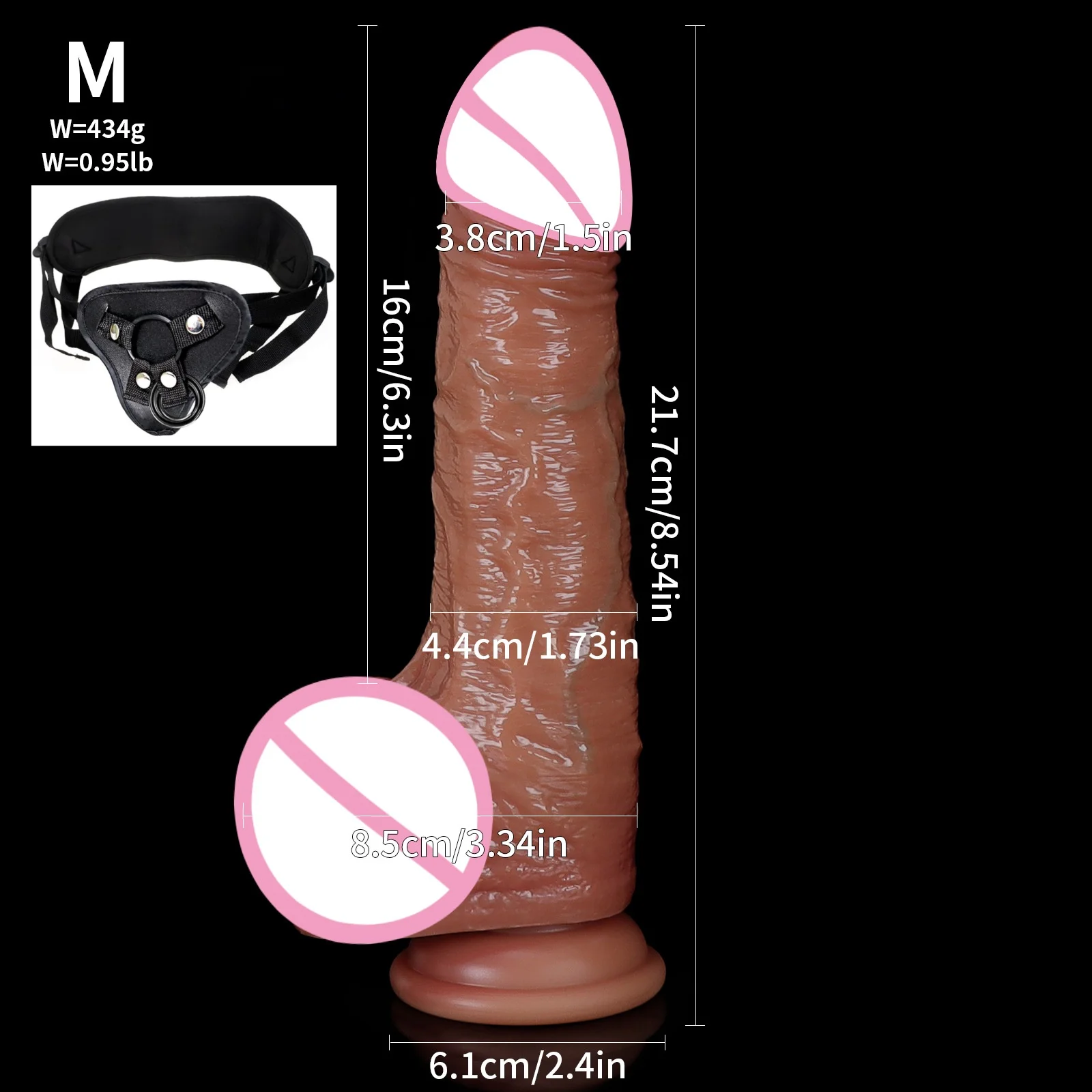 Women's Realistic Dildos Skin Sliding Foreskin Testicles Harness Strap On Fake Penis Stimulation Silicone Anal Vaginal Sex Toys Women's Realistic Dildos Skin Sliding Foreskin Testicles Harness Strap On Fake Penis Stimulation Silicone Anal Vaginal Sex Toys