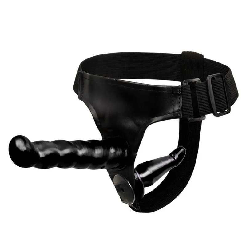 Double Strapon Anal Ultra Elastic Harness Strap On Dildo Lesbian Strap-on Penis Adult Sex Toys For Women