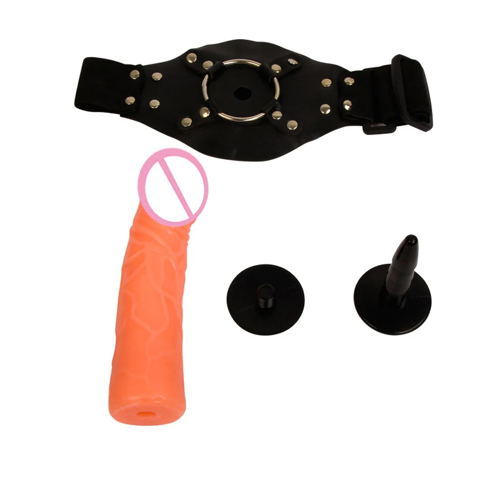 Baile Bondage Restraint Thigh Strap On Anal Big Dildo, Adjustable Harness Fake Penis Leg Strapon Dick Sex Toys For Women Lesbian