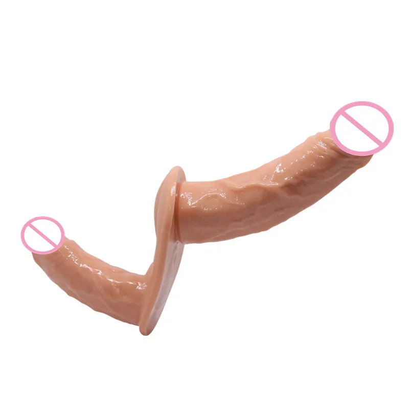Realistic Cock Double Penis Strapon Dildo Harness Wearable Strap On Dildos Dick Panties Adult Sex Toys for Women Lesbian Gay