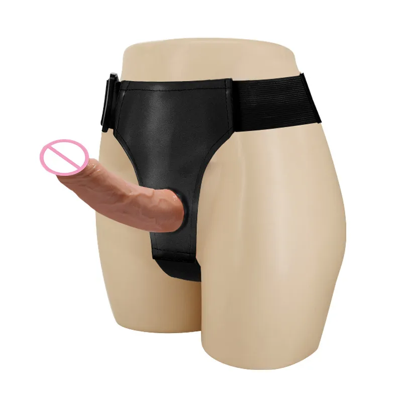 Realistic Cock Double Penis Strapon Dildo Harness Wearable Strap On Dildos Dick Panties Adult Sex Toys for Women Lesbian Gay