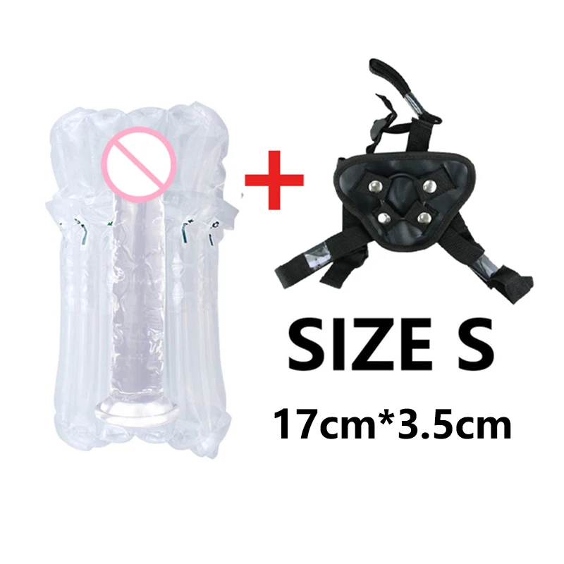 Translucent Soft Dildo for Women Suction Cup Realistic Strap-on Huge Penis Sexual Harness Strap On Anal Sex Toy Lesbian G-spot