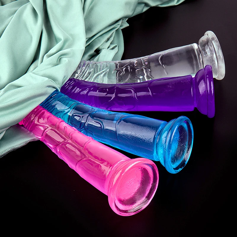 Soft Jelly Dildo Realistic Suction Cup Strap on Penis Sexual Pegging Dick Strapon Harness Anal Gode Adult Sex Toys for Women