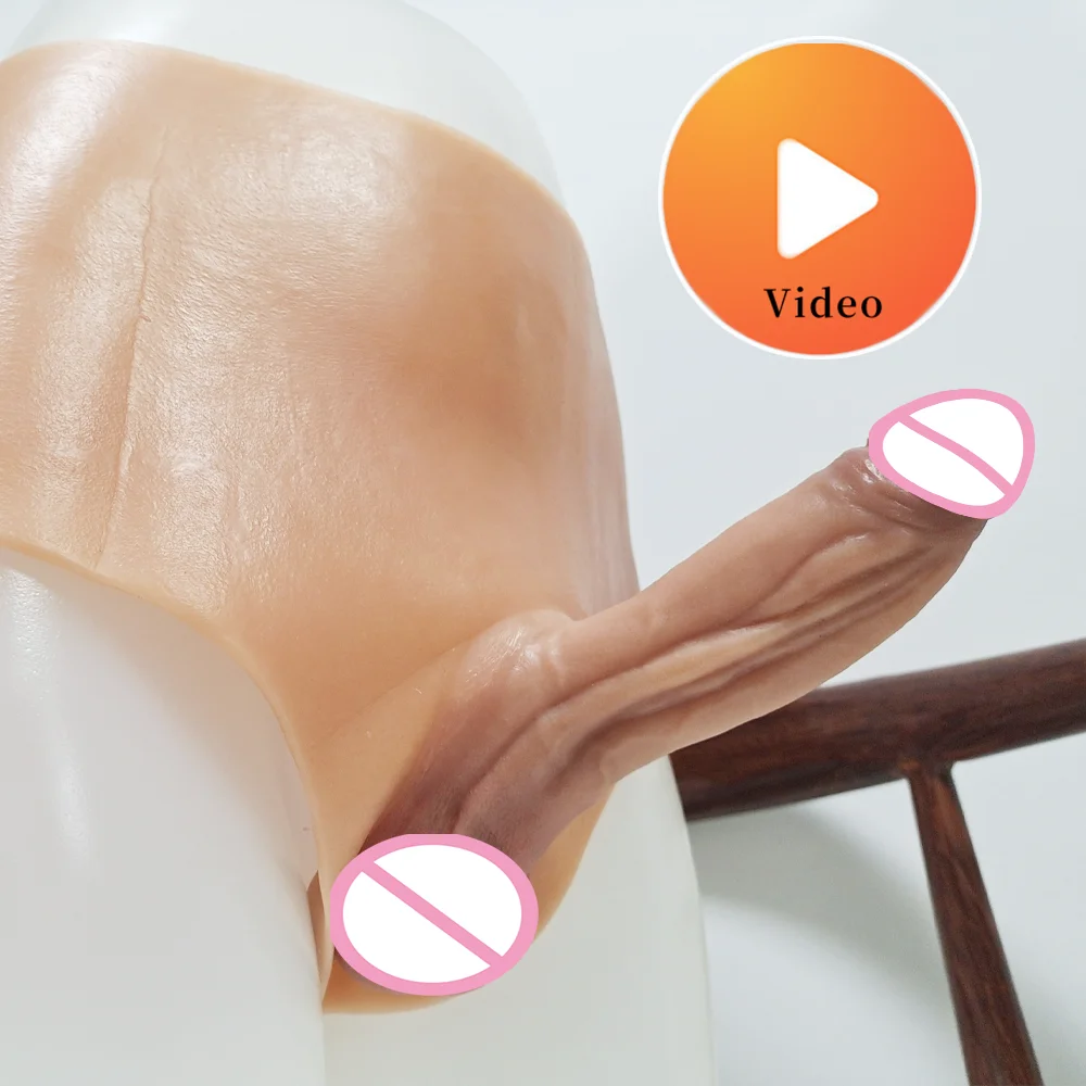 YiHH Lesbian Strapon Harness Dildo Women Men Integrated Penis Pants Adult Sex Toys For Woman Couples Dildos Belt Silicone Pants