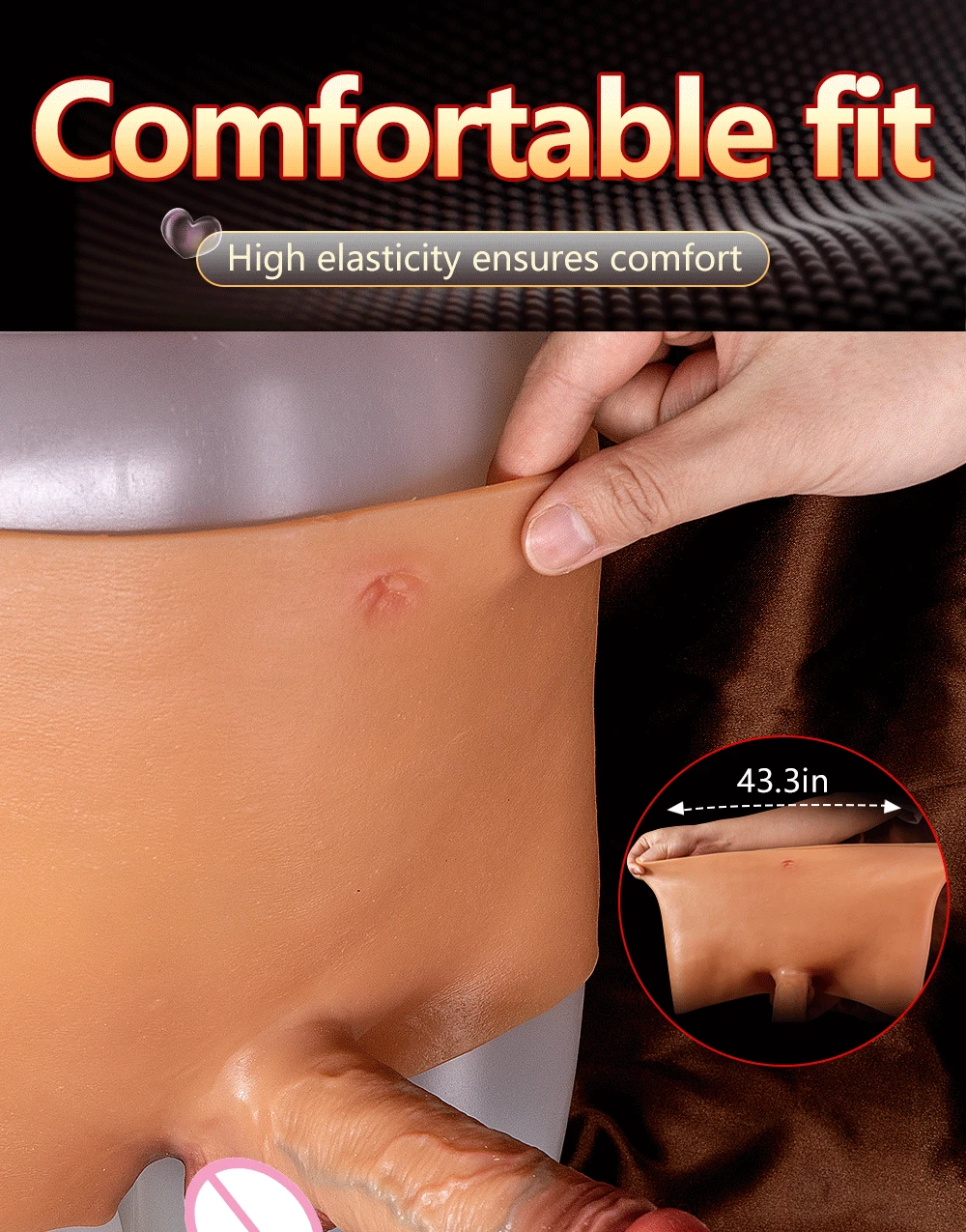 YiHH Lesbian Strapon Harness Dildo Women Men Integrated Penis Pants Adult Sex Toys For Woman Couples Dildos Belt Silicone Pants