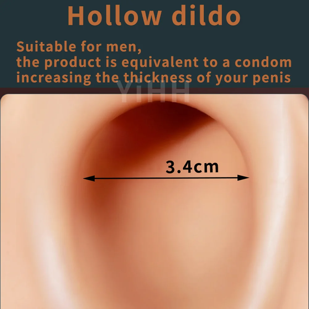 YiHH Lesbian Strapon Harness Dildo Women Men Integrated Penis Pants Adult Sex Toys For Woman Couples Dildos Belt Silicone Pants