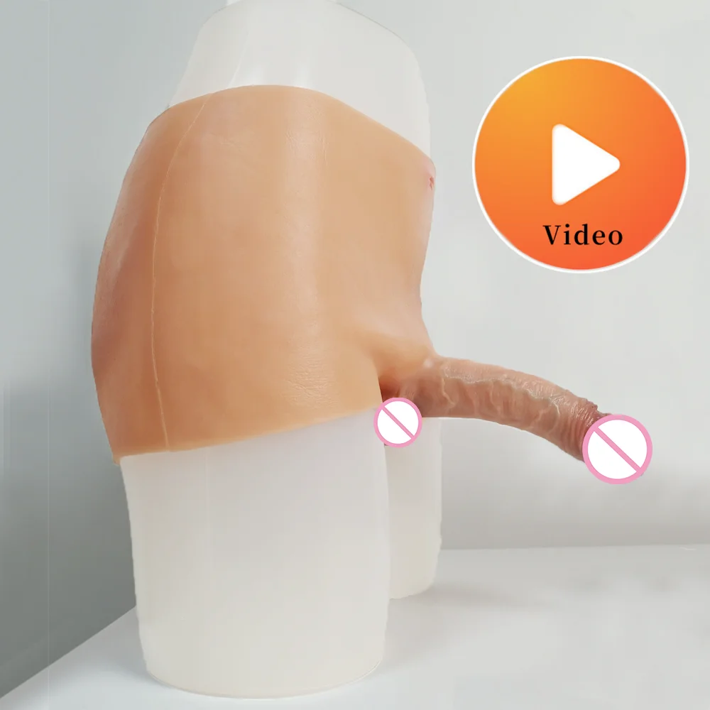 YiHH Lesbian Strapon Harness Dildo Women Men Integrated Penis Pants Adult Sex Toys For Woman Couples Dildos Belt Silicone Pants