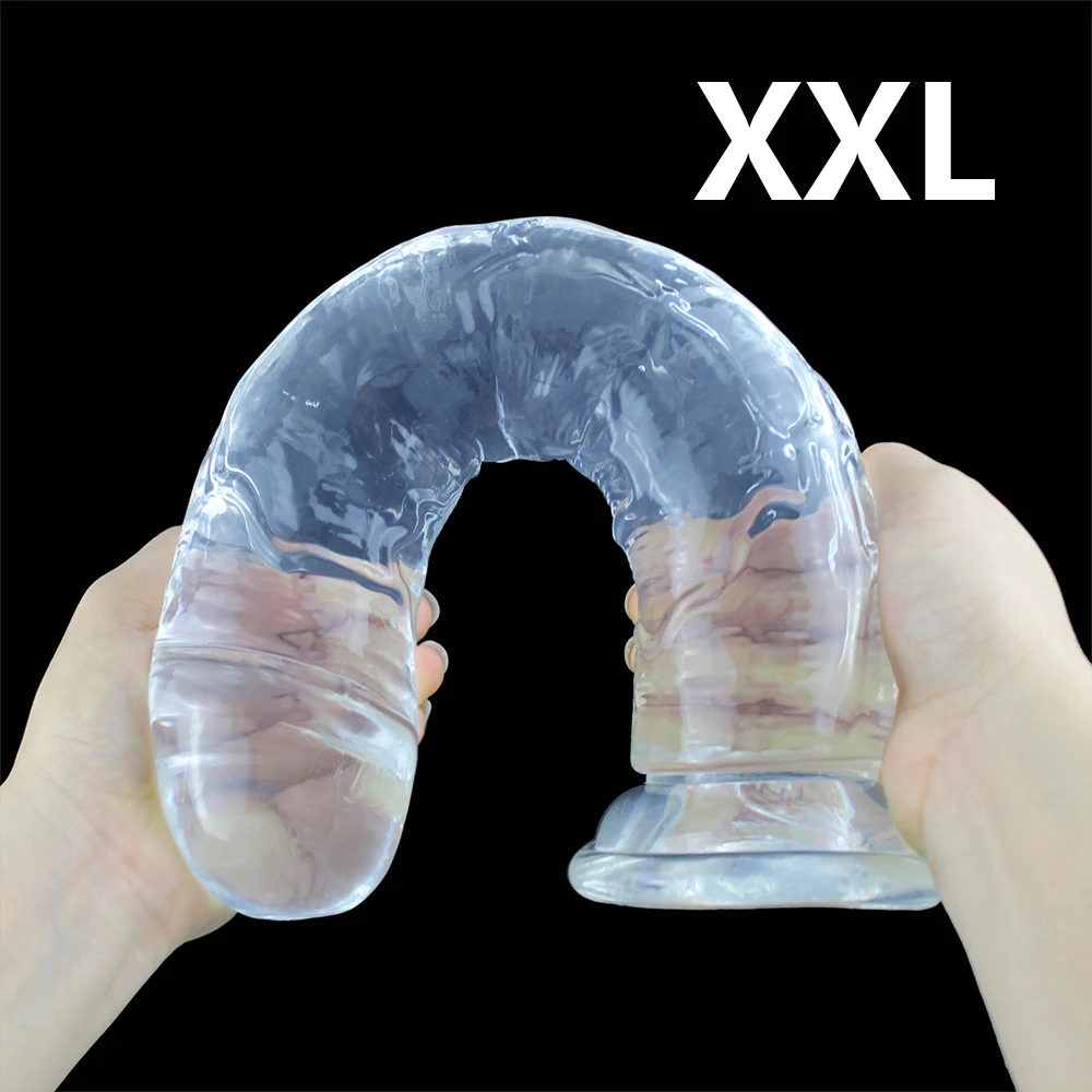Jelly Dildo 6 sizes Penis Adjustable Strapon Dildo Realistic Sex Toys For Lesbian Women Couples Suction Cup Dildo Pants