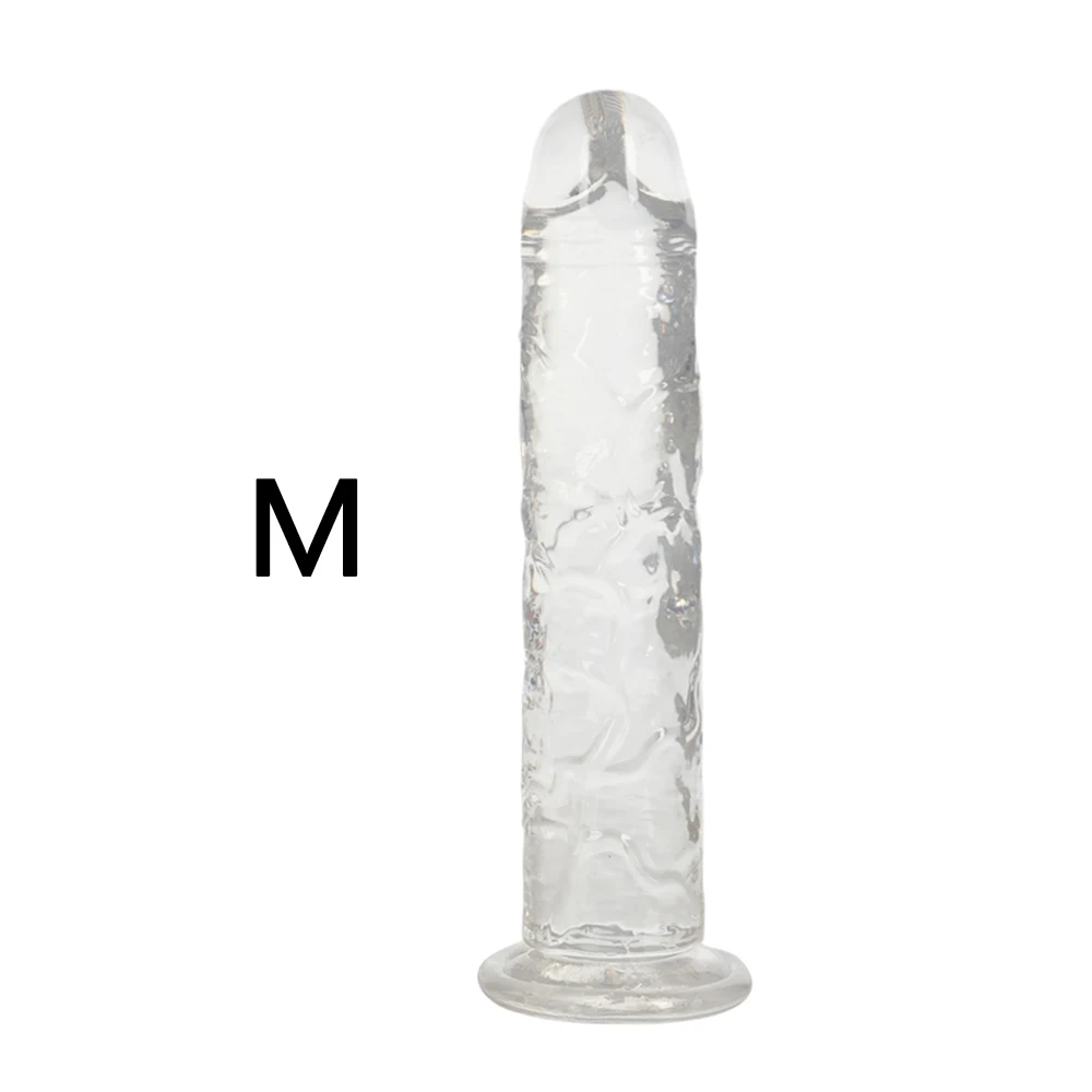 Soft Jelly Dildo Anal Butt Plug Realistic Penis Strong Suction Cup Dick Toy for Adult G-spot Orgasm Sex Toys for Women Lesbian