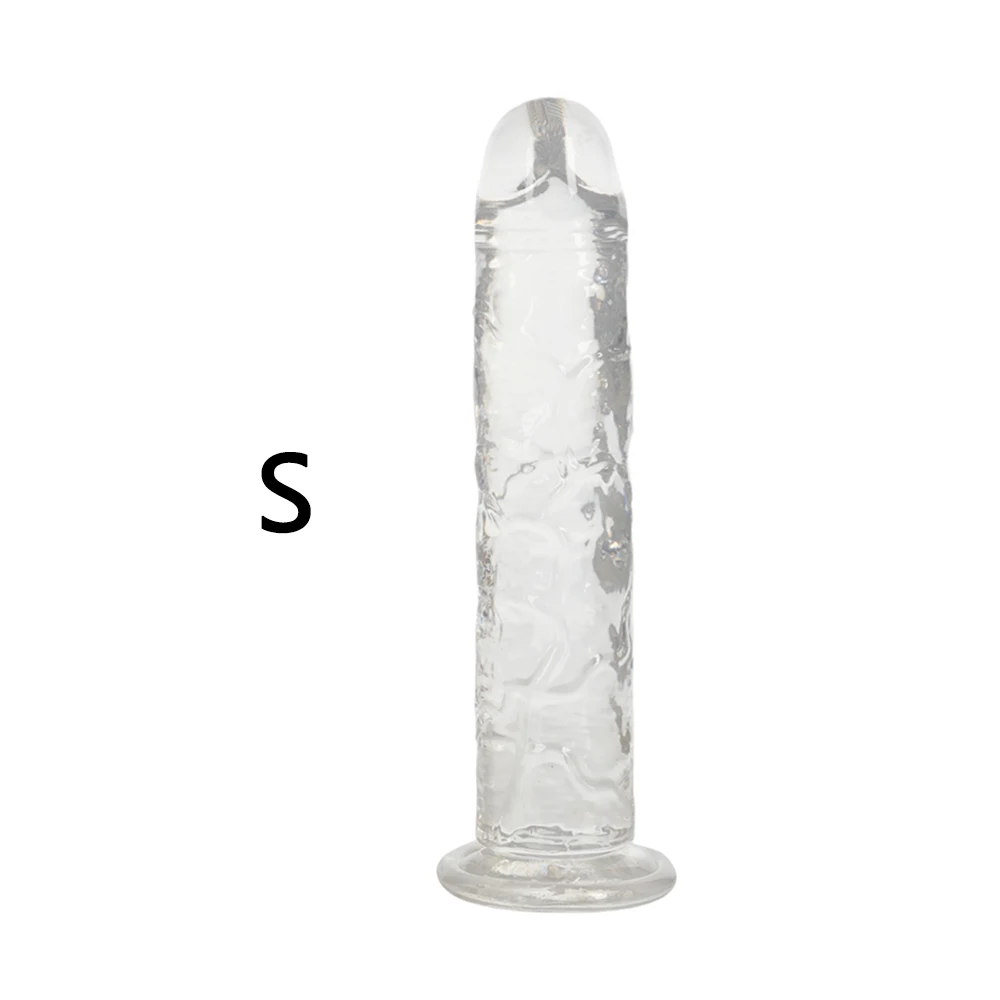 Soft Jelly Dildo Anal Butt Plug Realistic Penis Strong Suction Cup Dick Toy for Adult G-spot Orgasm Sex Toys for Women Lesbian