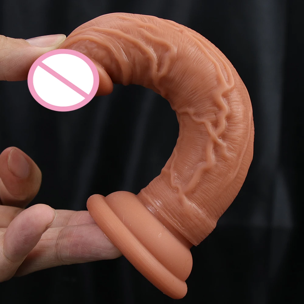 Realistic Cock EroticThick Vibrator Dildo with Super Strong Suction Cup Sex Toy for Woman Men Artificial Penis G-spot Simulation