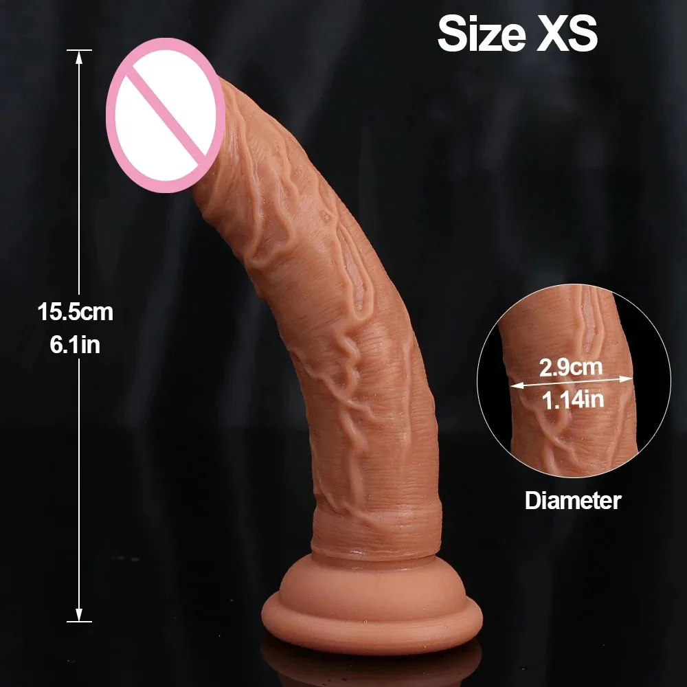 Realistic Cock EroticThick Vibrator Dildo with Super Strong Suction Cup Sex Toy for Woman Men Artificial Penis G-spot Simulation