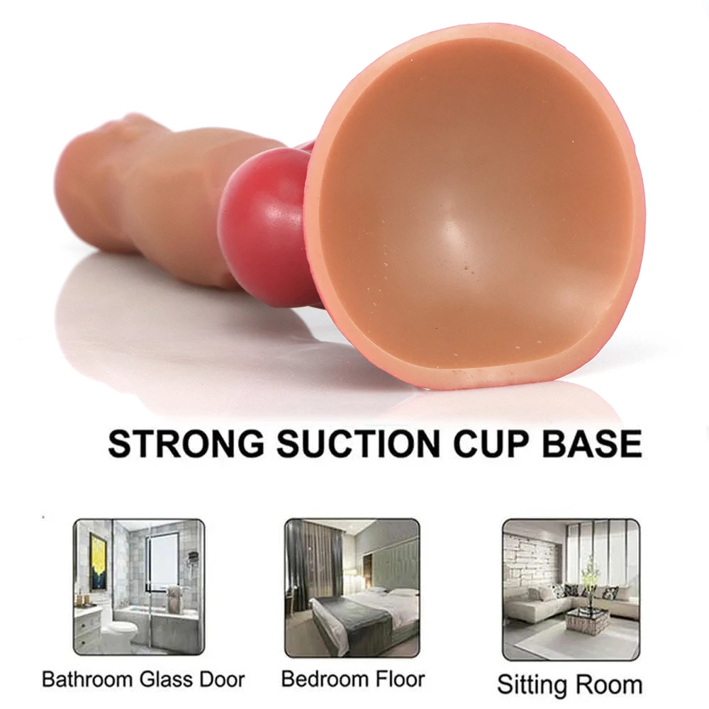 XXL Animals Dildos With Suction Cup Realistic Dog Dildo For Women Adult Sex Toys G-Spot Masturbation Dog Dick For Anal Plug