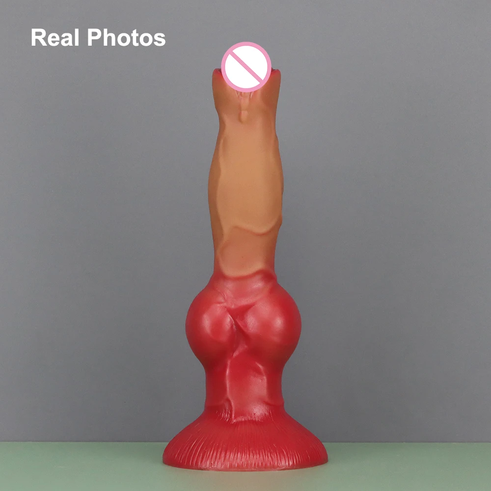 XXL Animals Dildos With Suction Cup Realistic Dog Dildo For Women Adult Sex Toys G-Spot Masturbation Dog Dick For Anal Plug