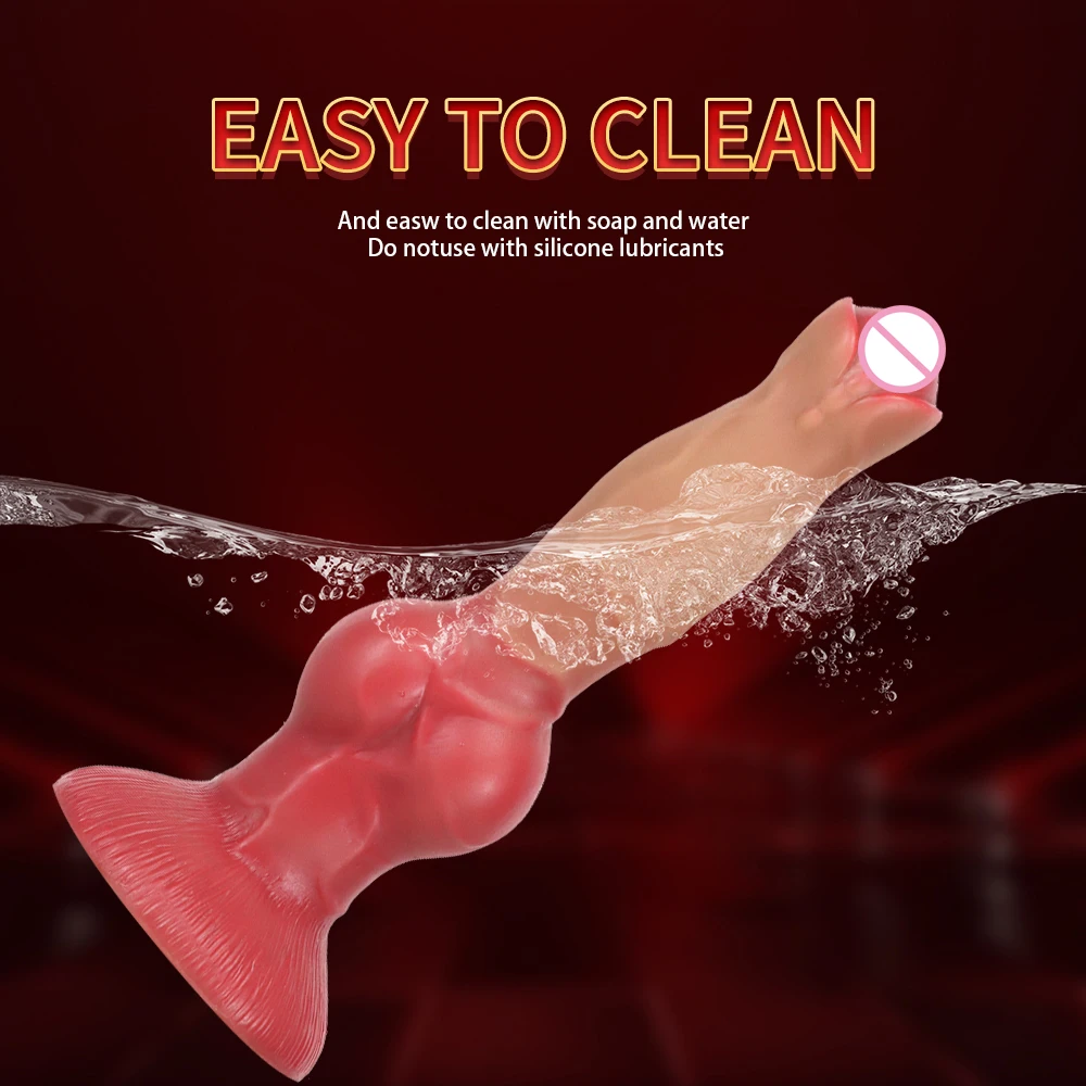 XXL Animals Dildos With Suction Cup Realistic Dog Dildo For Women Adult Sex Toys G-Spot Masturbation Dog Dick For Anal Plug