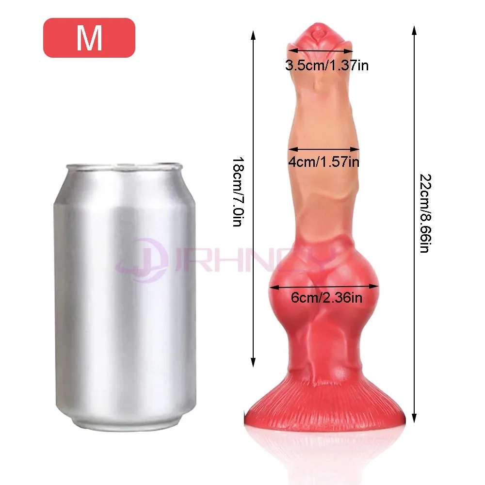 XXL Animals Dildos With Suction Cup Realistic Dog Dildo For Women Adult Sex Toys G-Spot Masturbation Dog Dick For Anal Plug