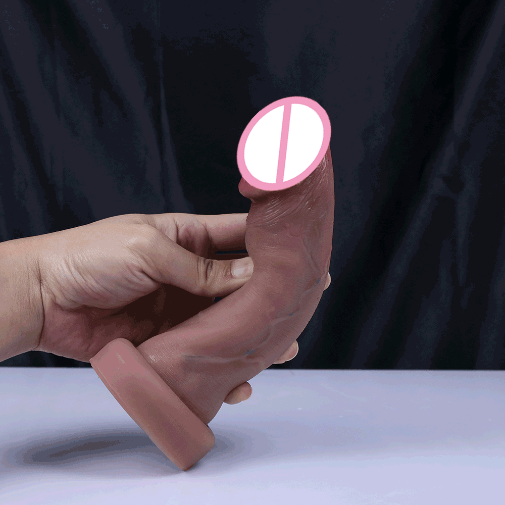 Big Glans Dildo Realistic Penis Soft Silicone Adults Strapon Vagina Orgasm Anal Sex Toys With Huge Suction Cup For Women And Man